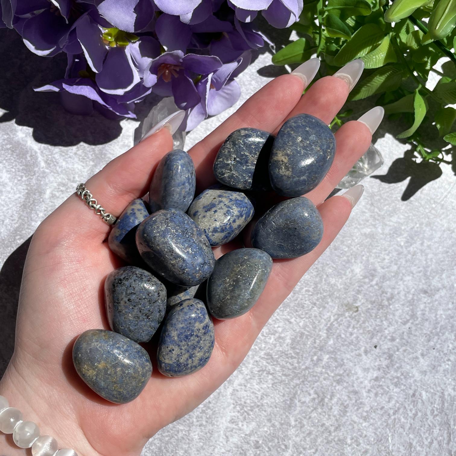 Dumortierite Tumbled 200g Dumortierite Tumbled 200g